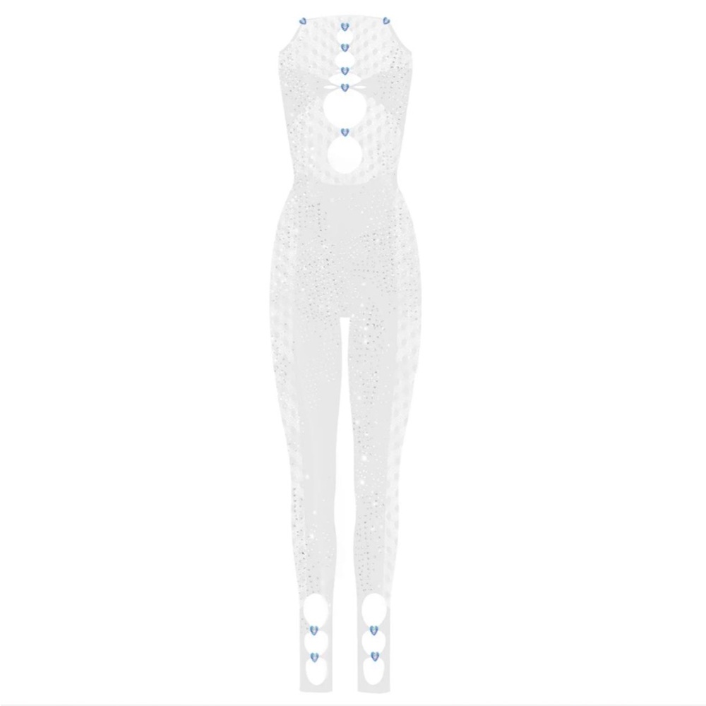 Poster Girl rhinestone jumpsuit